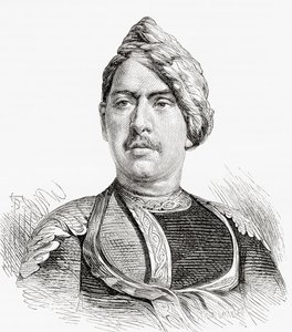 Jaswant Singh，Bharatpur的Maharaja&39;来自El Mundo en la mano&39;，于1878年出版 作者 欧洲学校